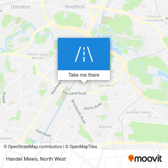 Handel Mews map