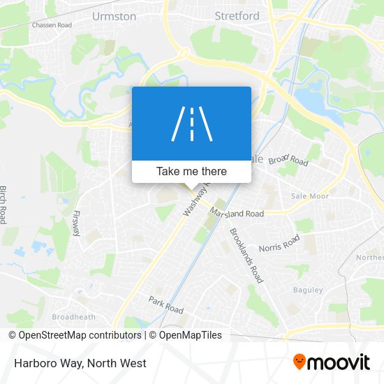 Harboro Way map