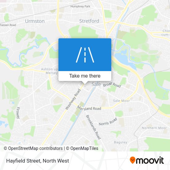 Hayfield Street map