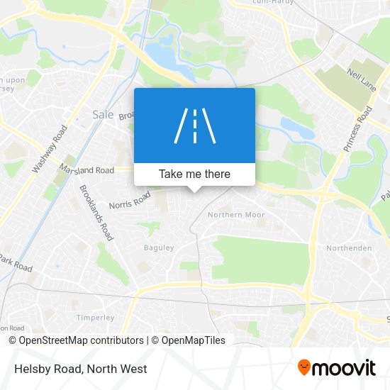 Helsby Road map