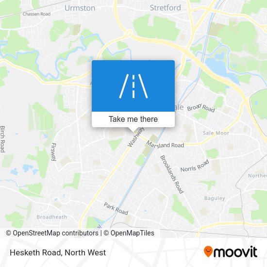 Hesketh Road map