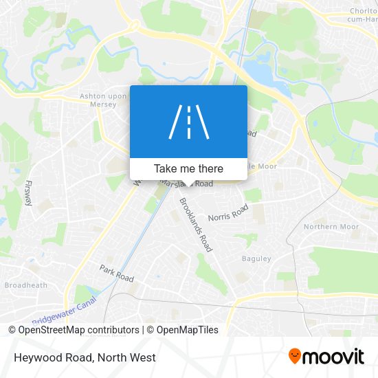 Heywood Road map