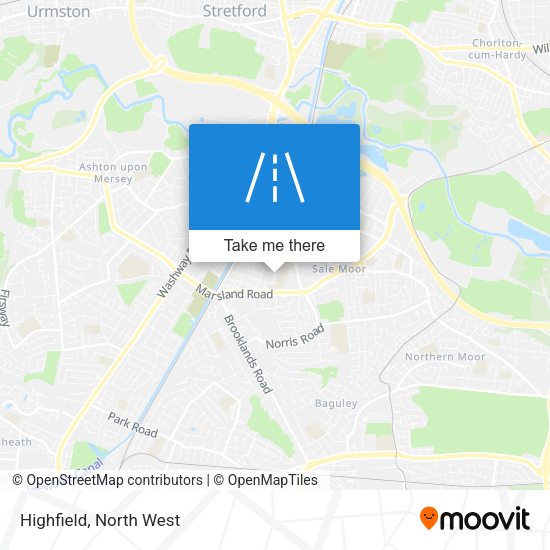 Highfield map