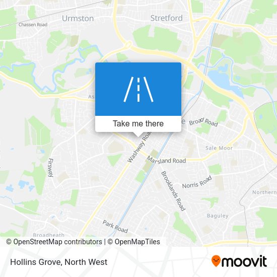 Hollins Grove map
