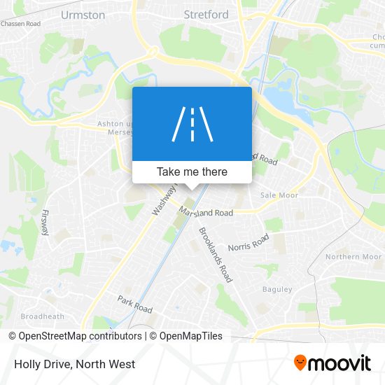 Holly Drive map