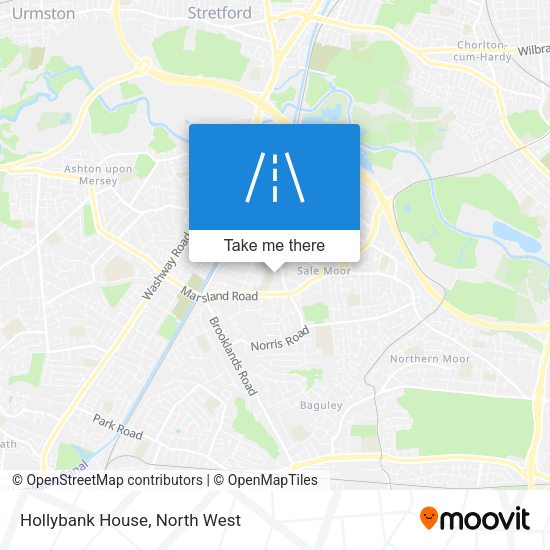 Hollybank House map