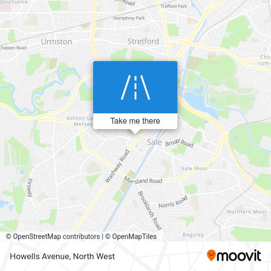 Howells Avenue map