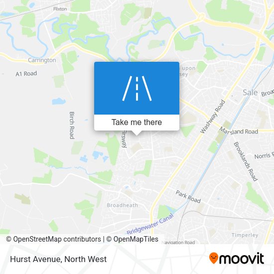 Hurst Avenue map