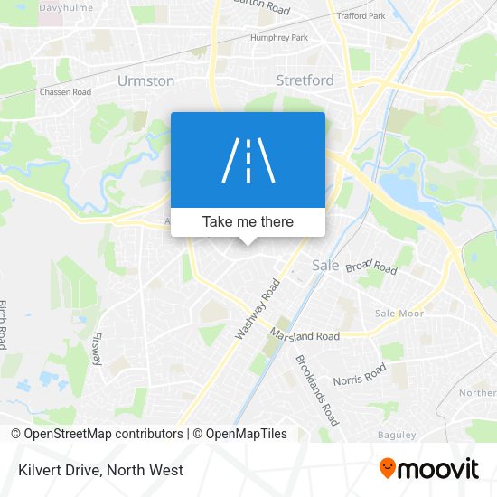 Kilvert Drive map