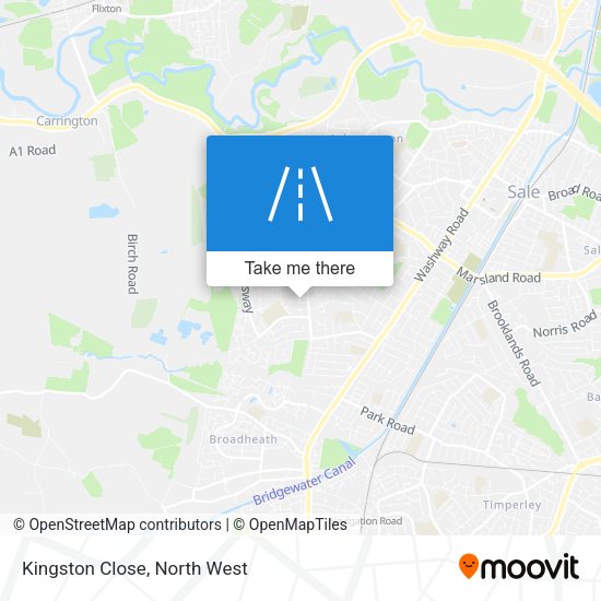 Kingston Close map
