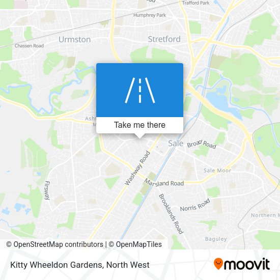 Kitty Wheeldon Gardens map