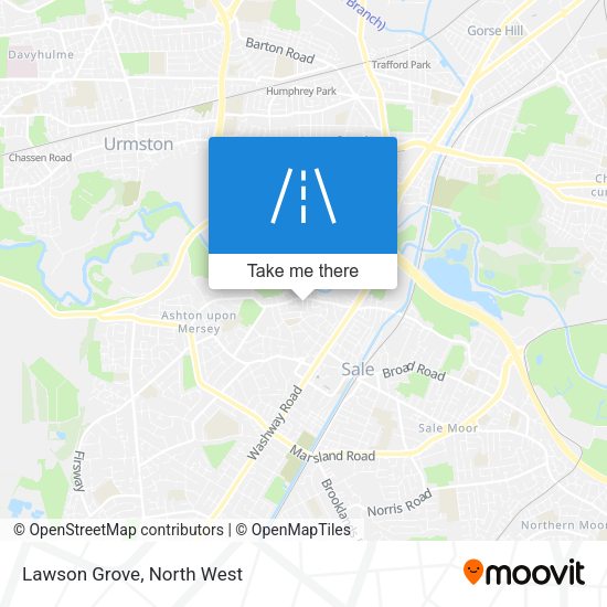 Lawson Grove map