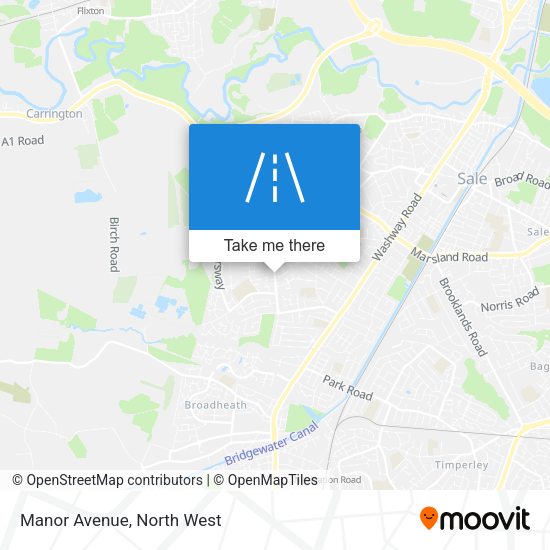 Manor Avenue map