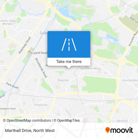 Marthall Drive map