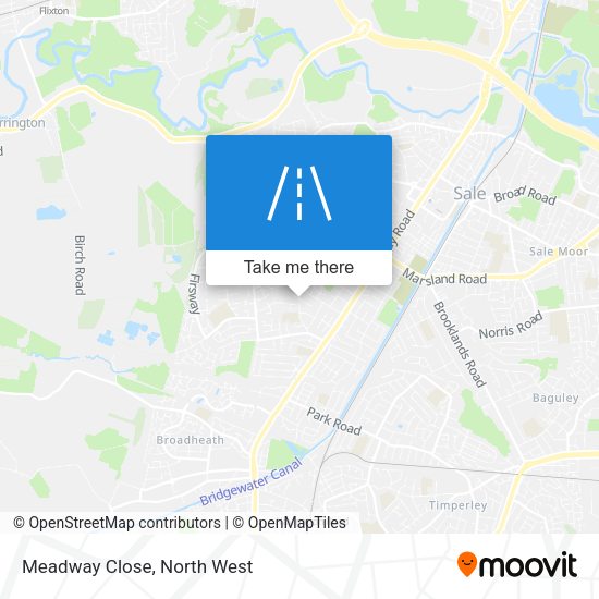 Meadway Close map