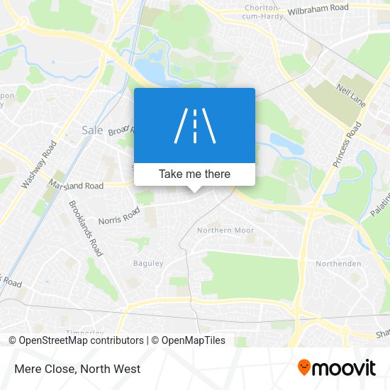Mere Close map