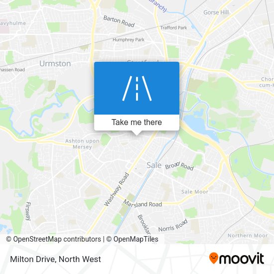 Milton Drive map