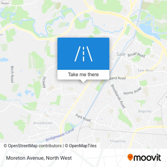 Moreton Avenue map