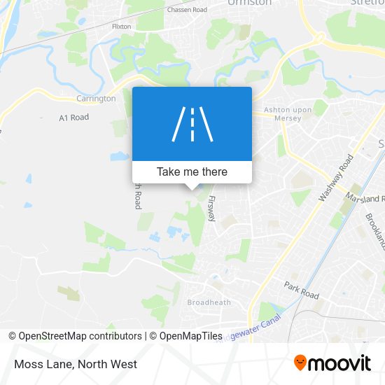 Moss Lane map