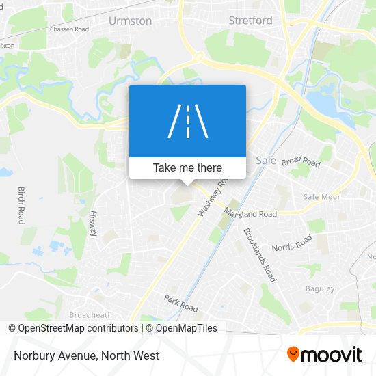 Norbury Avenue map