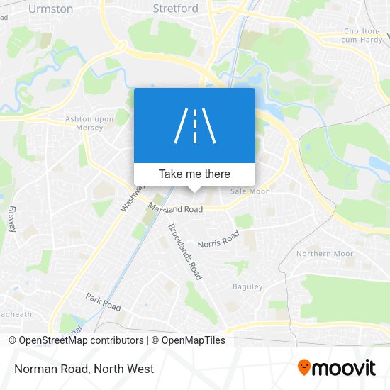Norman Road map