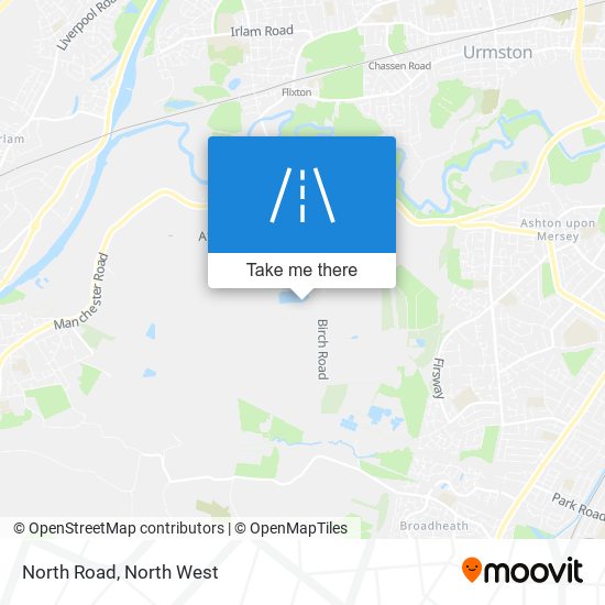 North Road map