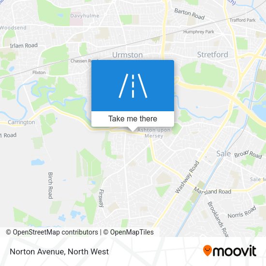 Norton Avenue map