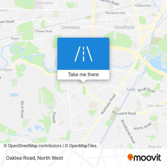 Oaklea Road map