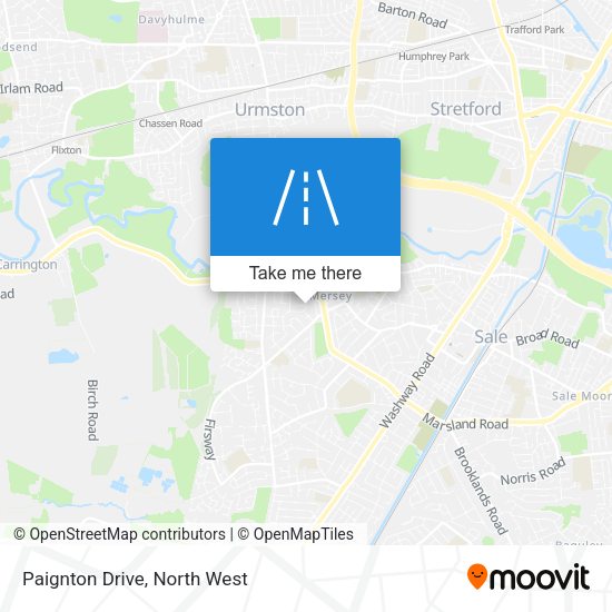 Paignton Drive map