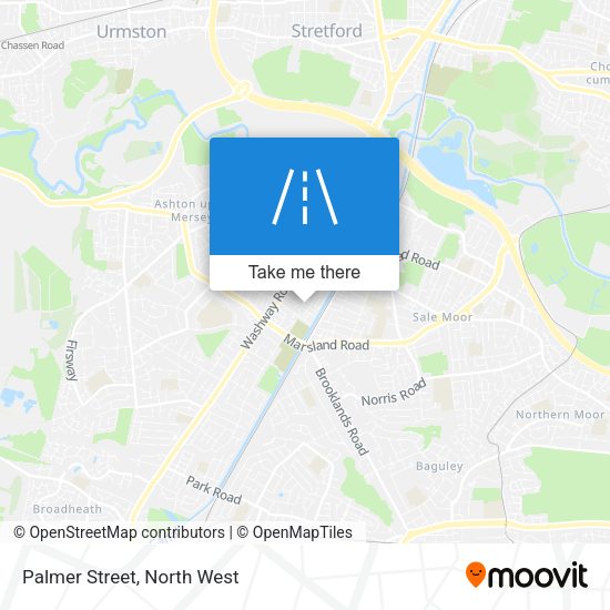 Palmer Street map