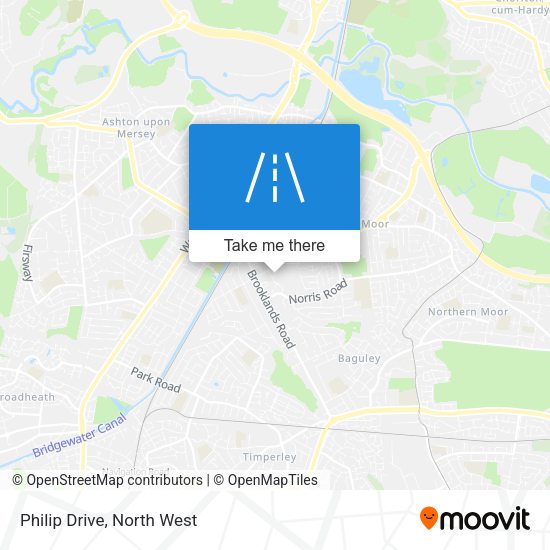 Philip Drive map