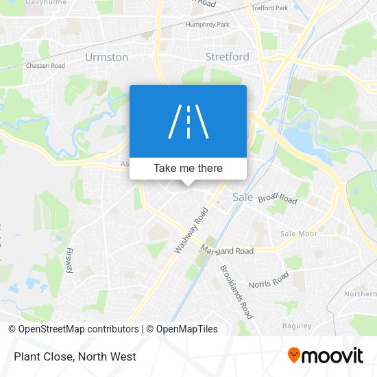 Plant Close map