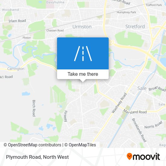 Plymouth Road map