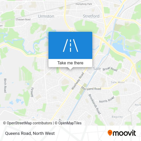 Queens Road map