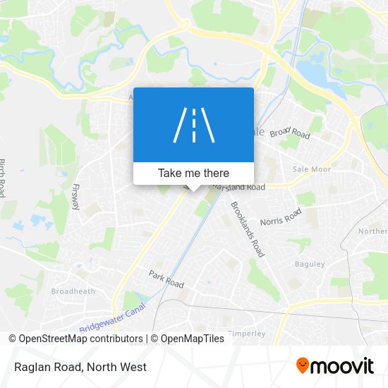 Raglan Road map