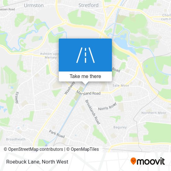 Roebuck Lane map
