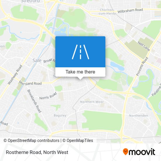 Rostherne Road map