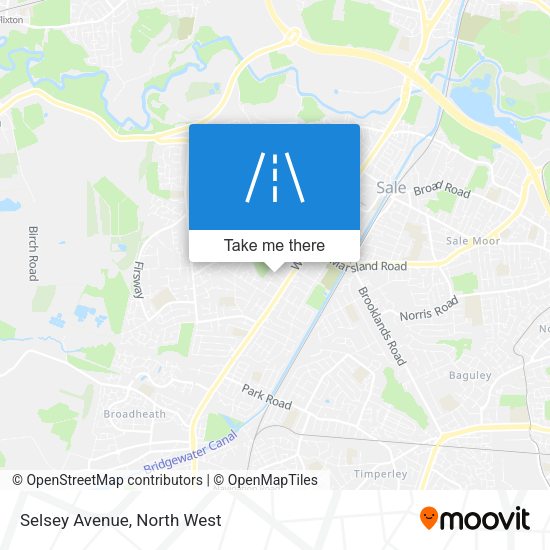 Selsey Avenue map