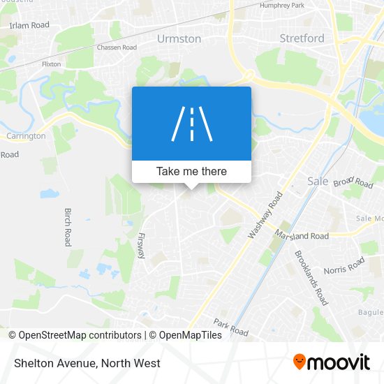 Shelton Avenue map