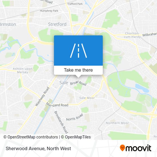 Sherwood Avenue map