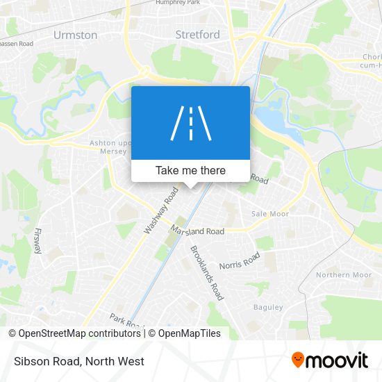 Sibson Road map
