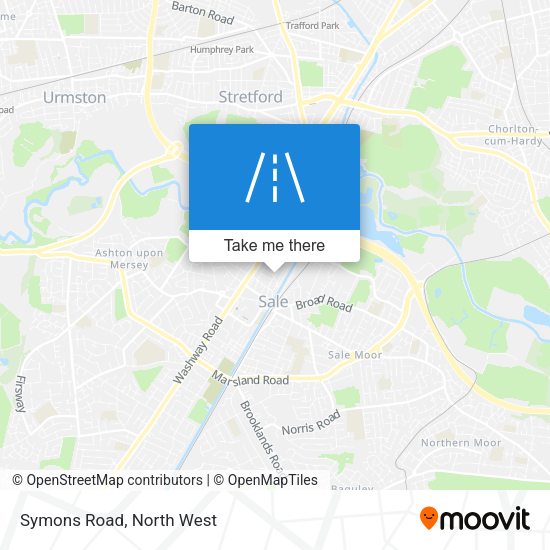Symons Road map