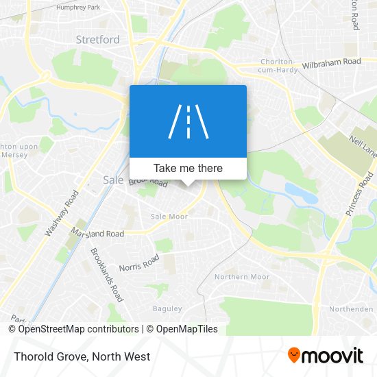 Thorold Grove map