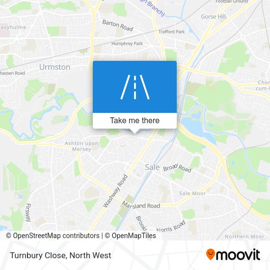 Turnbury Close map