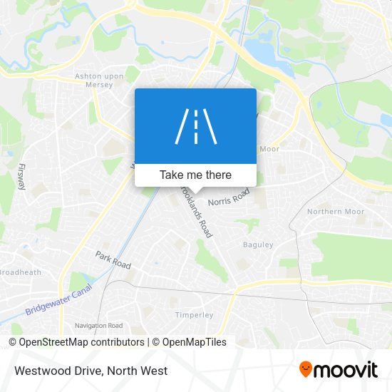 Westwood Drive map