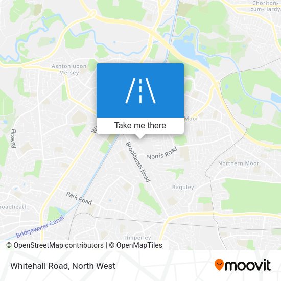 Whitehall Road map