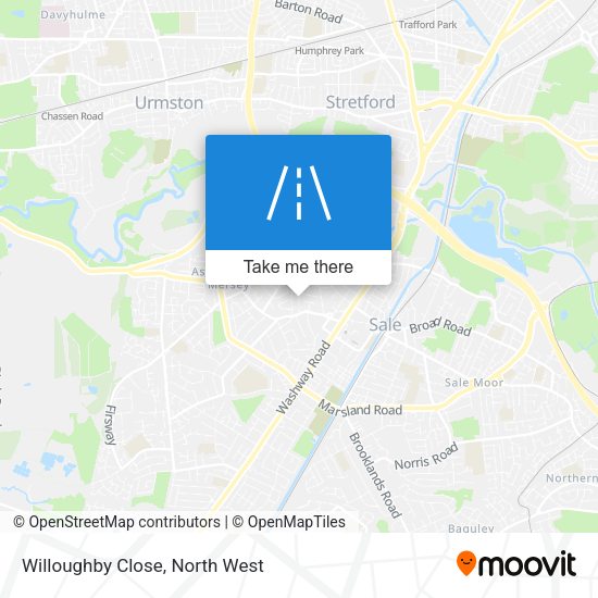 Willoughby Close map