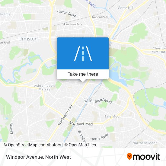 Windsor Avenue map