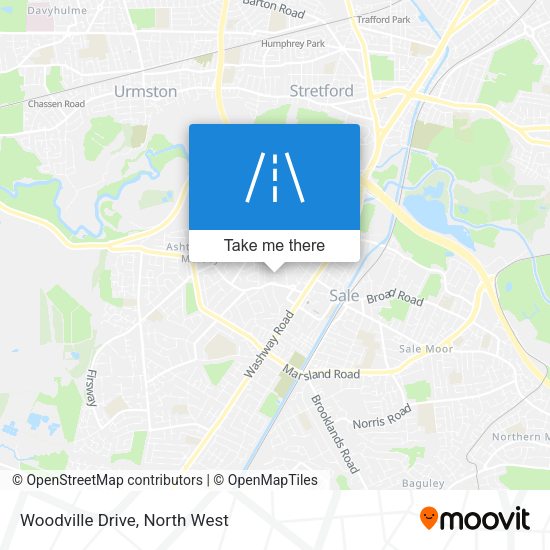 Woodville Drive map
