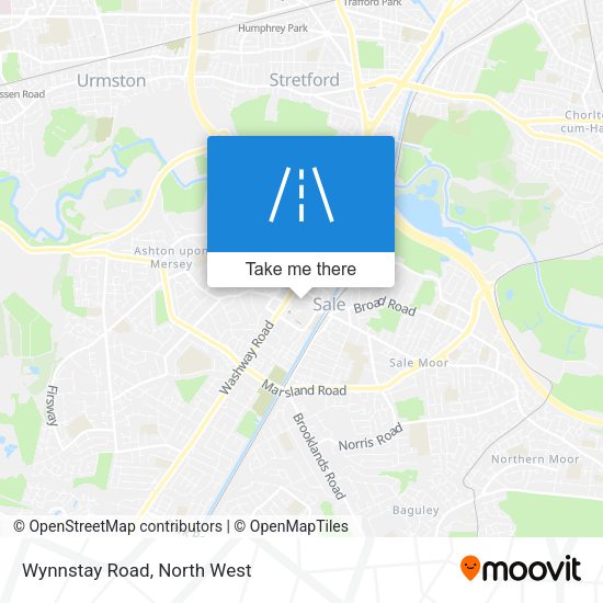 Wynnstay Road map